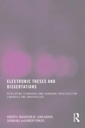 Wolverton Jr / Hoover / Hall |  Electronic Theses and Dissertations | Buch |  Sack Fachmedien