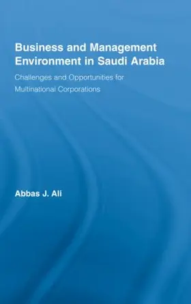 Ali |  Business and Management Environment in Saudi Arabia | Buch |  Sack Fachmedien
