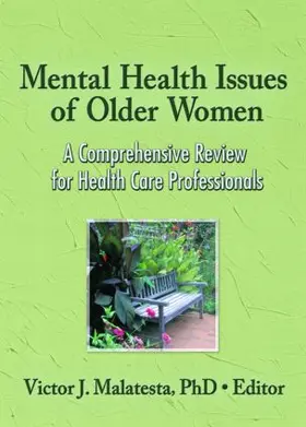Malatesta | Mental Health Issues of Older Women | Buch | 978-0-7890-3598-1 | sack.de