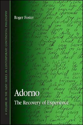 Foster |  Adorno | eBook | Sack Fachmedien