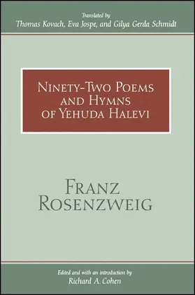 Rosenzweig / Cohen |  Ninety-Two Poems and Hymns of Yehuda Halevi | eBook | Sack Fachmedien