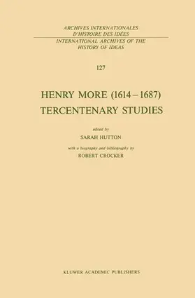 Hutton |  Henry More (1614-1687) Tercentenary Studies | Buch |  Sack Fachmedien