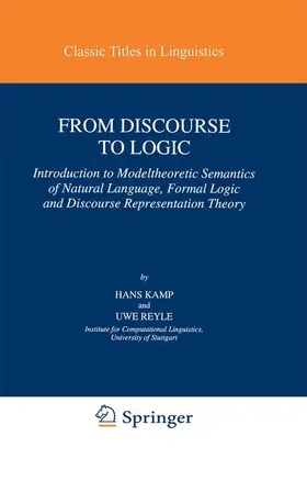 Reyle / Kamp |  From Discourse to Logic | Buch |  Sack Fachmedien