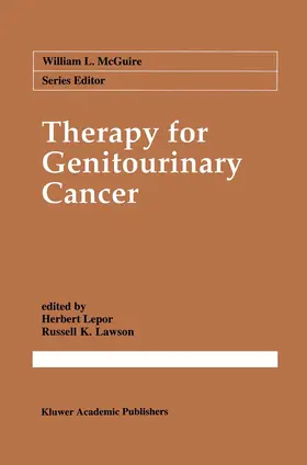 Lepor / Lawson |  Therapy for Genitourinary Cancer | Buch |  Sack Fachmedien