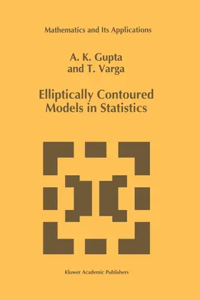 Varga / Gupta |  Elliptically Contoured Models in Statistics | Buch |  Sack Fachmedien