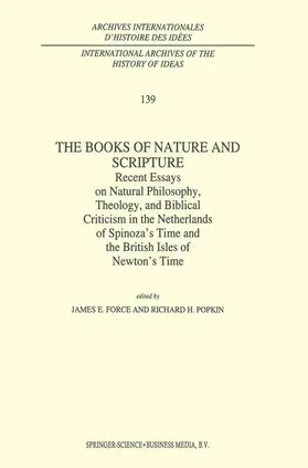 Popkin / Force |  The Books of Nature and Scripture | Buch |  Sack Fachmedien