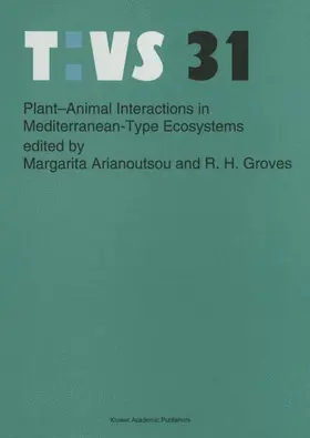 Arianoutsou-Faraggitaki / Groves |  Plant-animal interactions in Mediterranean-type ecosystems | Buch |  Sack Fachmedien