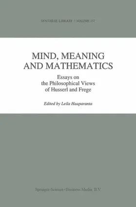 Haaparanta |  Mind, Meaning and Mathematics | Buch |  Sack Fachmedien