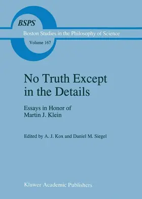 Kox / Siegel |  No Truth Except in the Details | Buch |  Sack Fachmedien