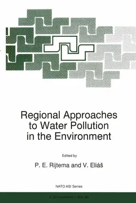 Rijtema / Eliás |  Regional Approaches to Water Pollution in the Environment | Buch |  Sack Fachmedien