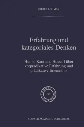 Lohmar |  Erfahrung und Kategoriales Denken | Buch |  Sack Fachmedien