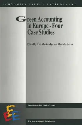 Pavan / Markandya |  Green Accounting in Europe - Four case studies | Buch |  Sack Fachmedien