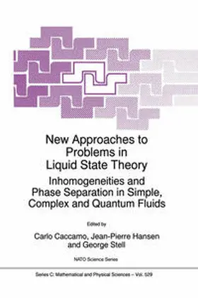 Caccamo / Stell / Hansen |  New Approaches to Problems in Liquid State Theory | Buch |  Sack Fachmedien