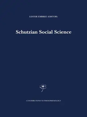 Embree |  Schutzian Social Science | Buch |  Sack Fachmedien