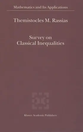 RASSIAS |  Survey on Classical Inequalities | Buch |  Sack Fachmedien