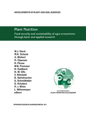 Horst / Sattelmacher / Schenk |  Plant Nutrition | Buch |  Sack Fachmedien