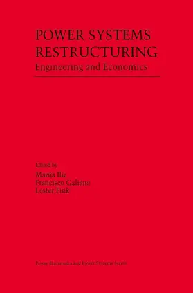 Ilic / Fink / Galiana |  Power Systems Restructuring | Buch |  Sack Fachmedien