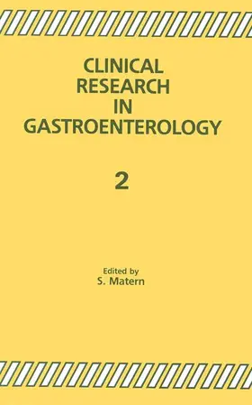 Matern |  Clinical Research in Gastroenterology 2 | Buch |  Sack Fachmedien