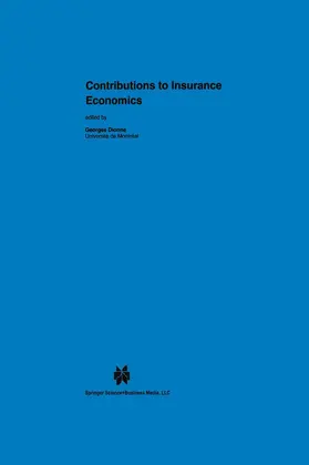 Dionne |  Contributions to Insurance Economics | Buch |  Sack Fachmedien