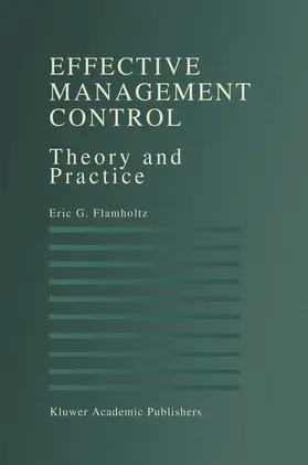 Flamholtz |  Effective Management Control | Buch |  Sack Fachmedien