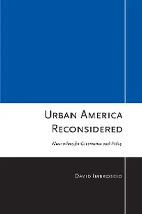 Imbroscio |  Urban America Reconsidered | eBook | Sack Fachmedien