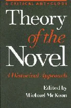 McKeon |  Theory of the Novel | Buch |  Sack Fachmedien