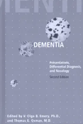 Emery / Oxman |  Dementia | eBook | Sack Fachmedien
