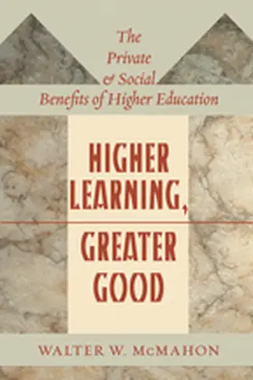 McMahon |  Higher Learning, Greater Good | eBook | Sack Fachmedien