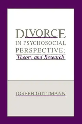 Guttmann |  Divorce in Psychosocial Perspective | Buch |  Sack Fachmedien