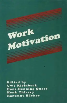 Kleinbeck / Quast / Thierry | Work Motivation | Buch | 978-0-8058-0452-2 | sack.de