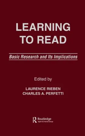 Rieben / Perfetti |  Learning to Read | Buch |  Sack Fachmedien