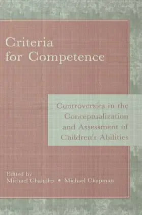 Chandler / Chapman |  Criteria for Competence | Buch |  Sack Fachmedien