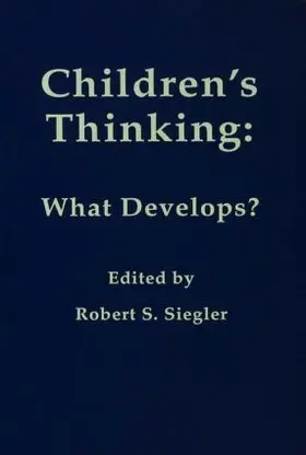 Siegler |  Children's Thinking | Buch |  Sack Fachmedien
