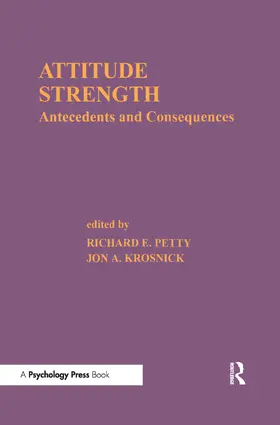 Petty / Krosnick |  Attitude Strength | Buch |  Sack Fachmedien