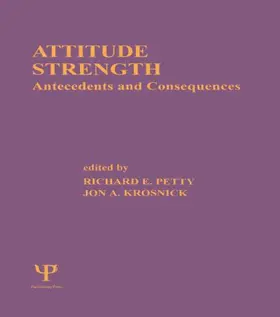 Petty / Krosnick |  Attitude Strength | Buch |  Sack Fachmedien