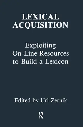 Zernik |  Lexical Acquisition | Buch |  Sack Fachmedien