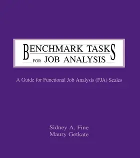 Fine / Getkate |  Benchmark Tasks for Job Analysis | Buch |  Sack Fachmedien