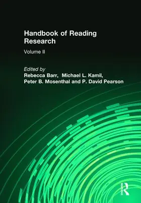 Barr / Kamil / Mosenthal |  Handbook of Reading Research, Volume II | Buch |  Sack Fachmedien