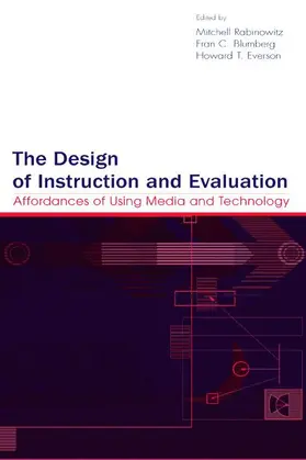 Rabinowitz / Blumberg / Everson |  The Design of Instruction and Evaluation | Buch |  Sack Fachmedien