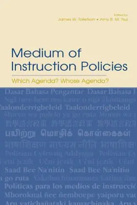 Tollefson / Tsui | Medium of Instruction Policies | Buch | 978-0-8058-4278-4 | sack.de