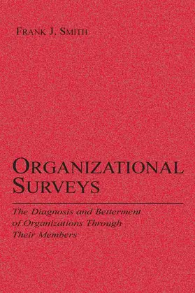 Smith |  Organizational Surveys | Buch |  Sack Fachmedien