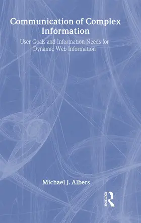 Albers |  Communication of Complex Information | Buch |  Sack Fachmedien