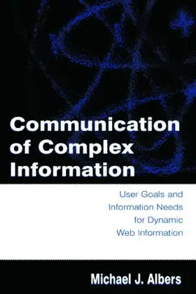 Albers | Communication of Complex Information | Buch | 978-0-8058-4993-6 | sack.de