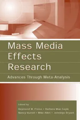 Burrell / Preiss / Gayle |  Mass Media Effects Research | Buch |  Sack Fachmedien