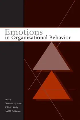 Hartel / Ashkanasy / Zerbe |  Emotions in Organizational Behavior | Buch |  Sack Fachmedien