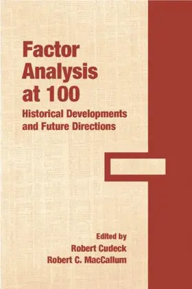 Cudeck / MacCallum | Factor Analysis at 100 | Buch | 978-0-8058-5347-6 | sack.de