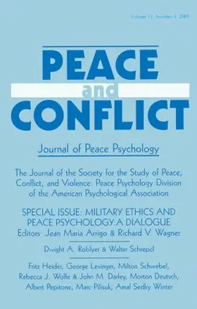 Arrigo / Wagner | Military Ethics and Peace Psychology | Buch | 978-0-8058-9435-6 | sack.de