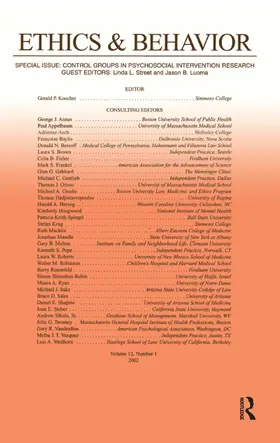 Street / Luoma |  Control Groups in Psychosocial intervention Research | Buch |  Sack Fachmedien