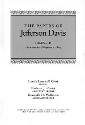 Davis |  The Papers of Jefferson Davis | eBook | Sack Fachmedien