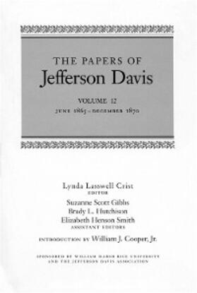 Davis |  The Papers of Jefferson Davis | eBook | Sack Fachmedien